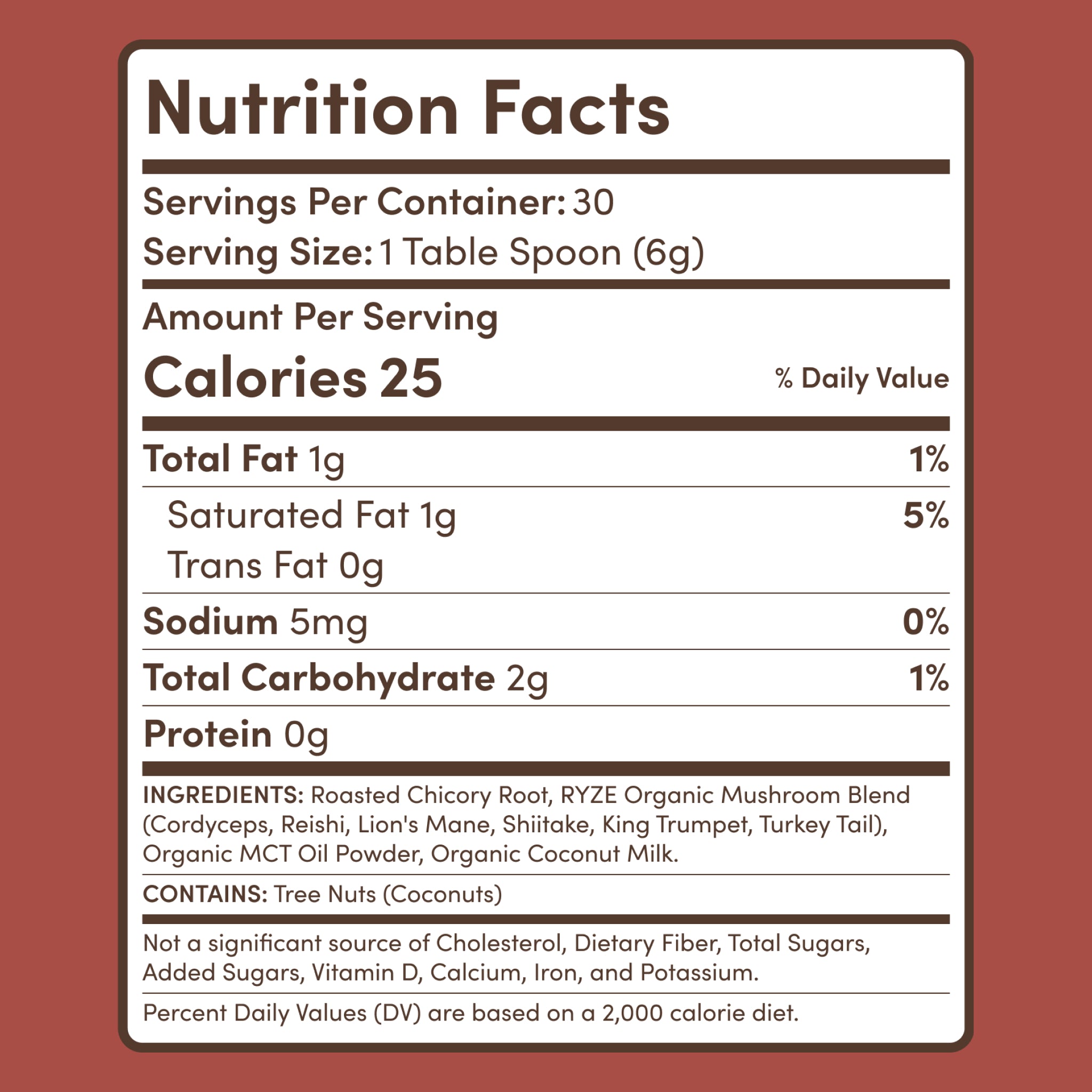 Mushroom Chicory (30 Servings) Z6 7L
