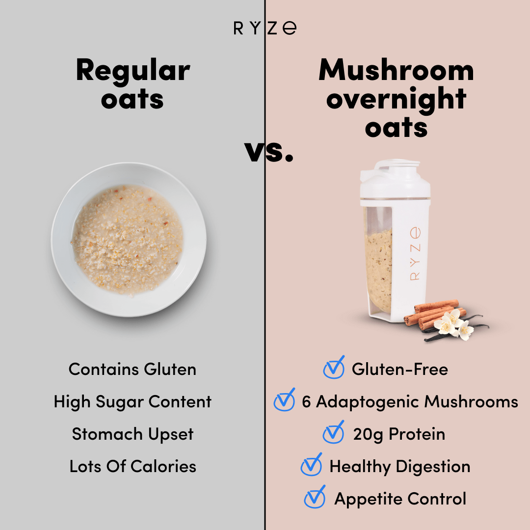Mushroom Overnight Oats Pack (14 Servings) O4 Rz