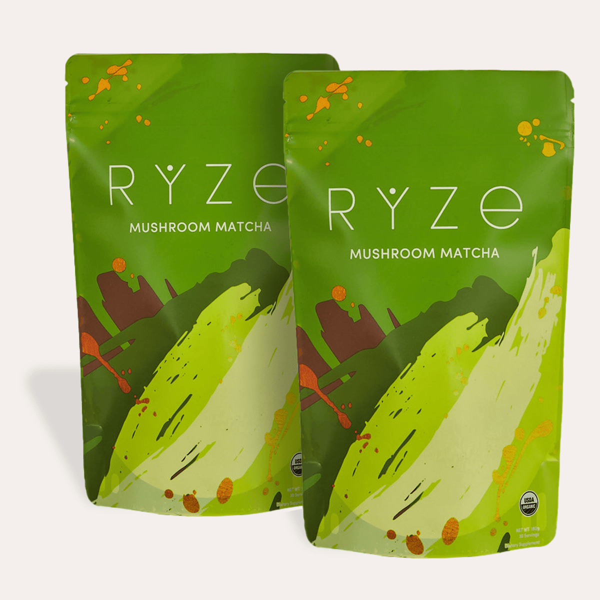 Mushroom Matcha - with 6 Organic Adaptogenic Mushrooms Grown In USA and Ceremonial-Grade Japanese Matcha K1 TK